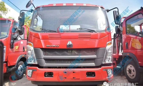 國(guó)六重汽豪沃平板車 