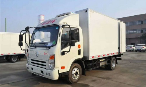 藍牌大運冷藏車 