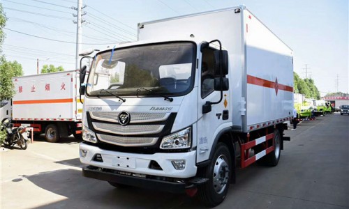 福田歐馬可S3危險品廂式車 