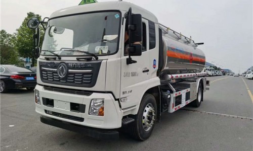 14立方東風天錦鋁合金運油車 