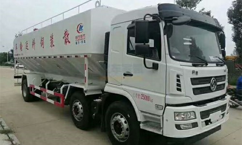 30立方陜汽散裝飼料運輸車 