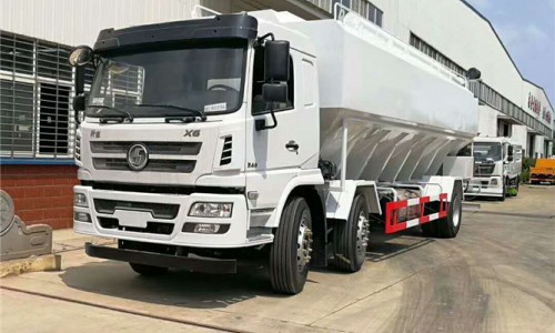 30立方陜汽散裝飼料運輸車 