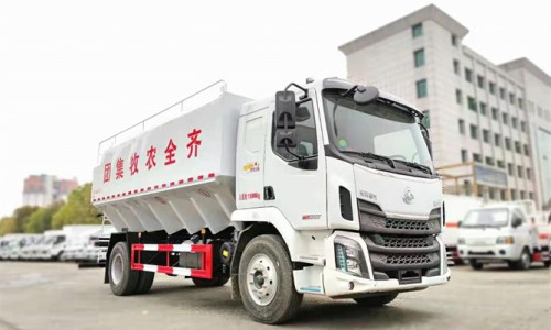 10噸柳汽散裝飼料運輸車 