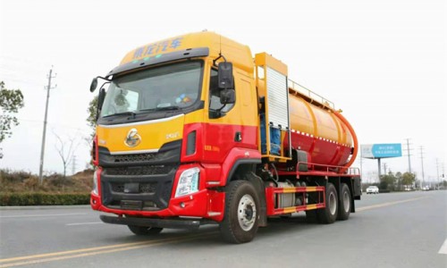 東風柳汽6X4清洗吸污車 