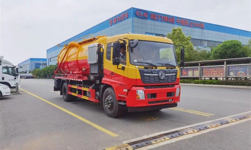 15立方東風天錦清洗吸污車 