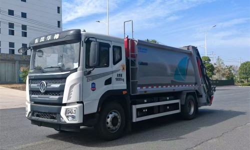 18立方東風(fēng)華神純電動(dòng)壓縮垃圾車 