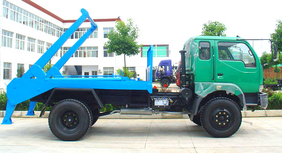 東風平頭擺臂式垃圾車 