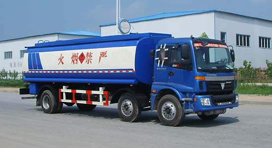 歐曼前雙后單化工液體運輸車 