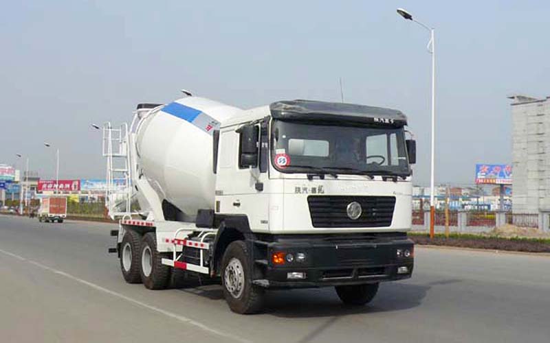 陜汽德龍水泥攪拌運輸車 