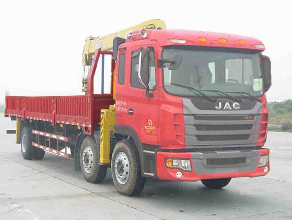 江淮格爾發8-12噸隨車起重運輸車  