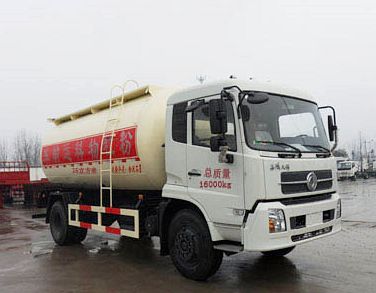 東風天錦單橋粉粒物料運輸車  
